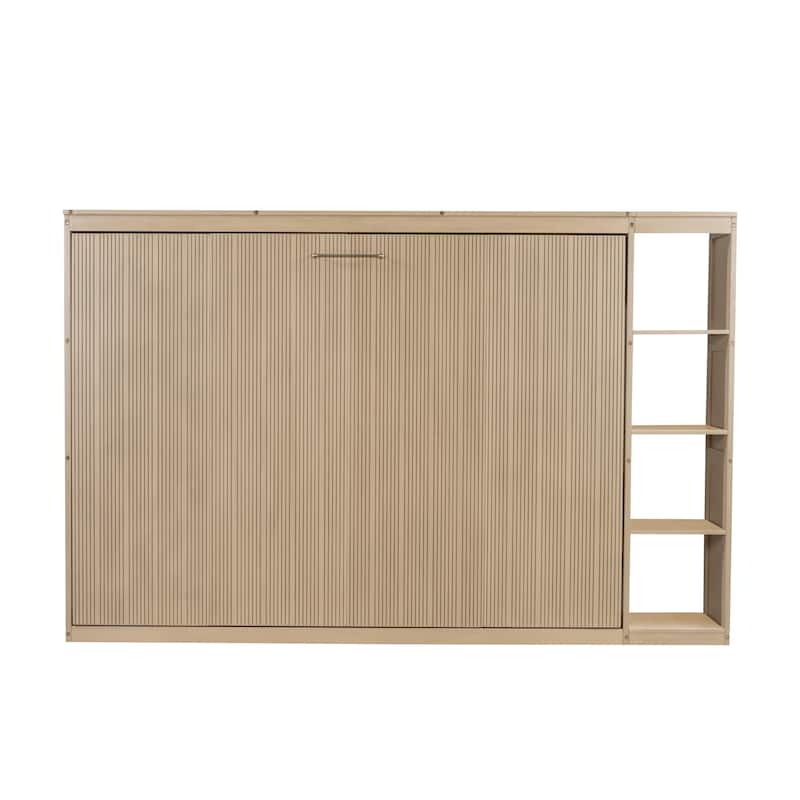 Full Murphy Bed with Bookshelf