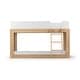 preview thumbnail 14 of 37, Mid-Century Modern Twin over Twin Low Bunk Bed