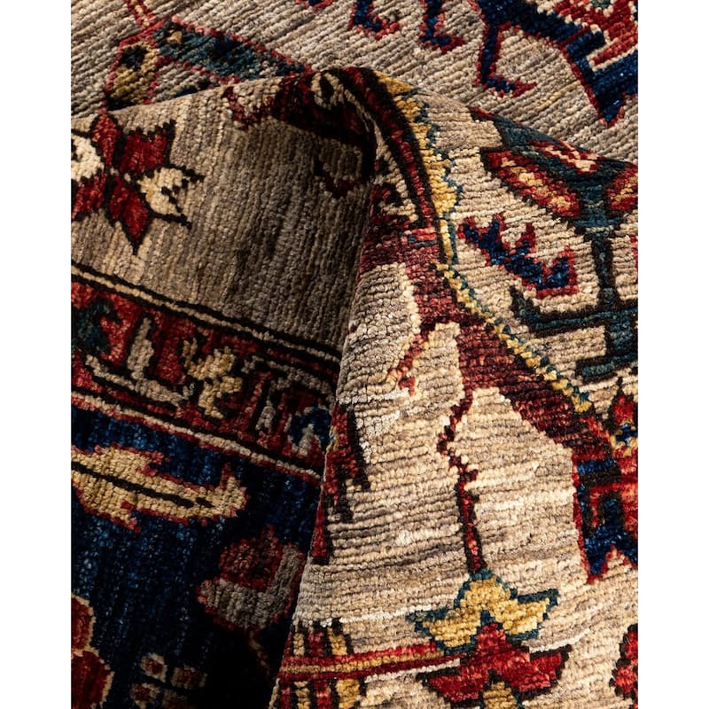 Serapi One-of-a-Kind Hand-Knotted Area Rug - Brown, 6' 0" x 9' 2" - 6' 0" x 9' 2"