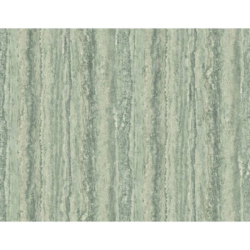 A-Street Prints Hilton Green Marbled Paper Wallpaper