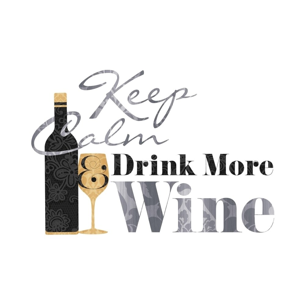 Shop Roommates Rmk2373scs 17 X 25 Keep Calm And Drink Wine