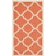 SAFAVIEH Courtyard Maryanne Indoor/ Outdoor Waterproof Patio Backyard Rug - 2' x 3'7" - Terracotta