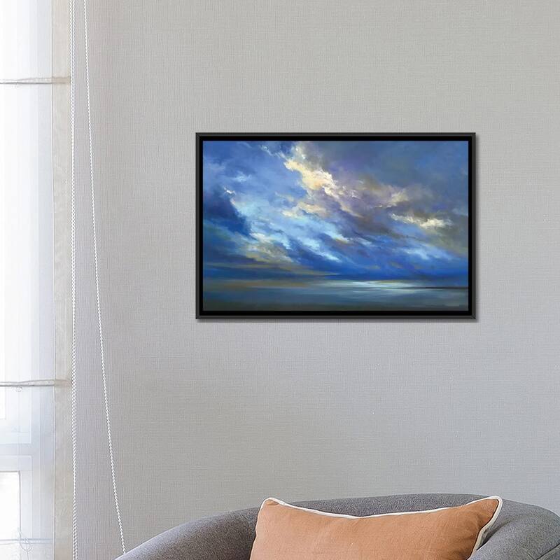 iCanvas "Coastal Sky II" by Sheila Finch Framed Canvas Print