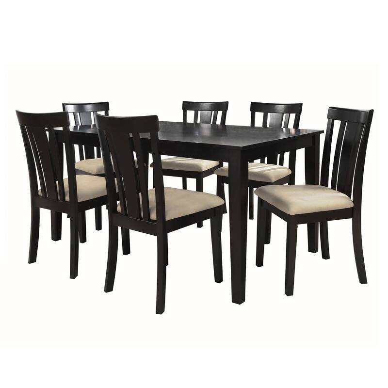 Wilmington Black Wood Dining Set by iNSPIRE Q Classic