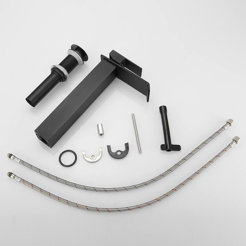 Single Handle Waterfall Vessel Bathroom Faucet with Pop Up Drain