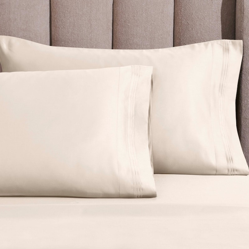 Blue Nile Mills 1500 Thread Count Egyptian Cotton Deep Pocket Solid Sheet Set