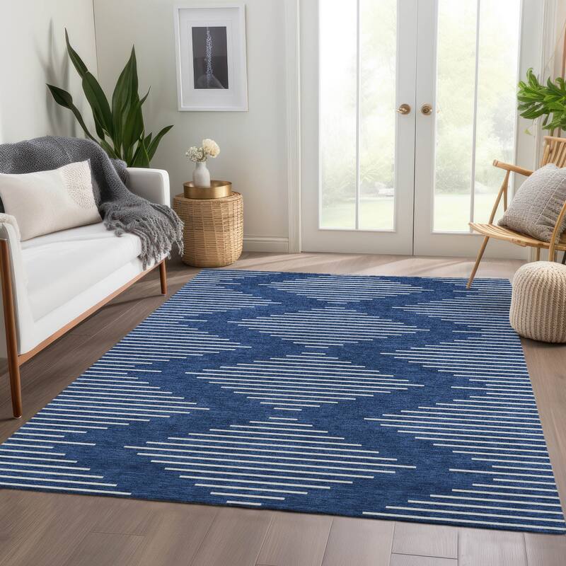 Premium Washable Super Soft Modern Geo Mayfield Rug