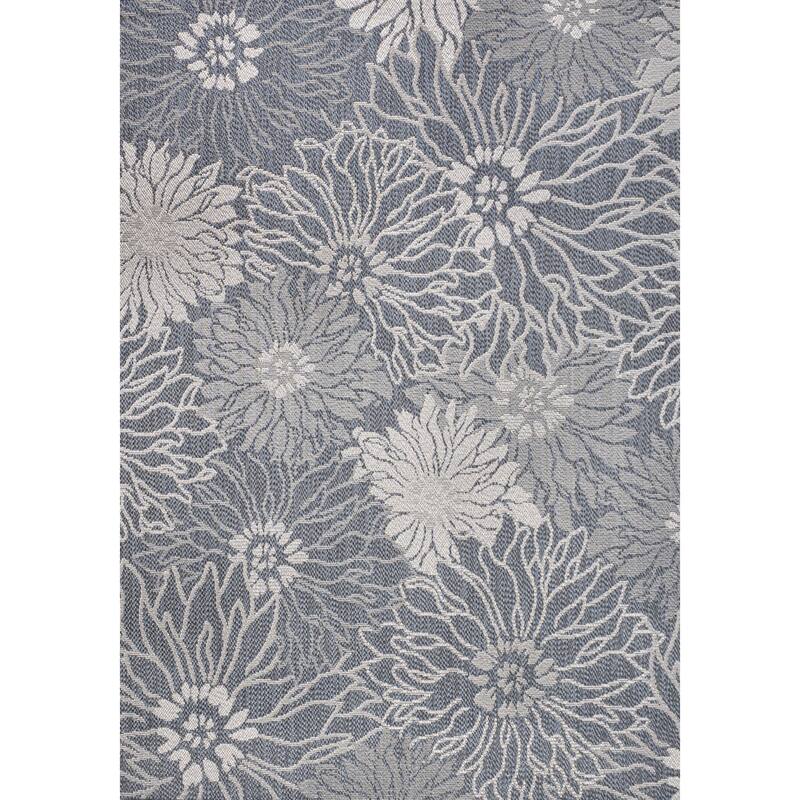 JONATHAN Y Lotus Modern All-Over Floral Indoor/Outdoor Area Rug - 8 X 10