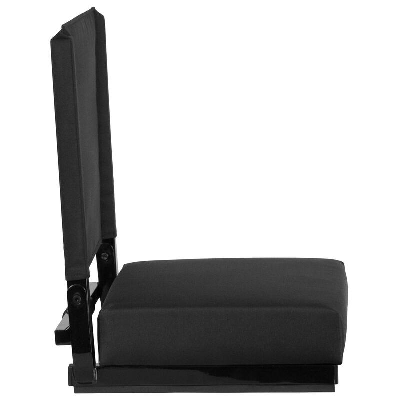 2 Pack 500 lb. Rated Lightweight Stadium Chair-Handle-Padded Seat