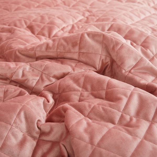 3 PCS Quilt Bedspread Coverlet Red And White Patchwork Design - Legacy