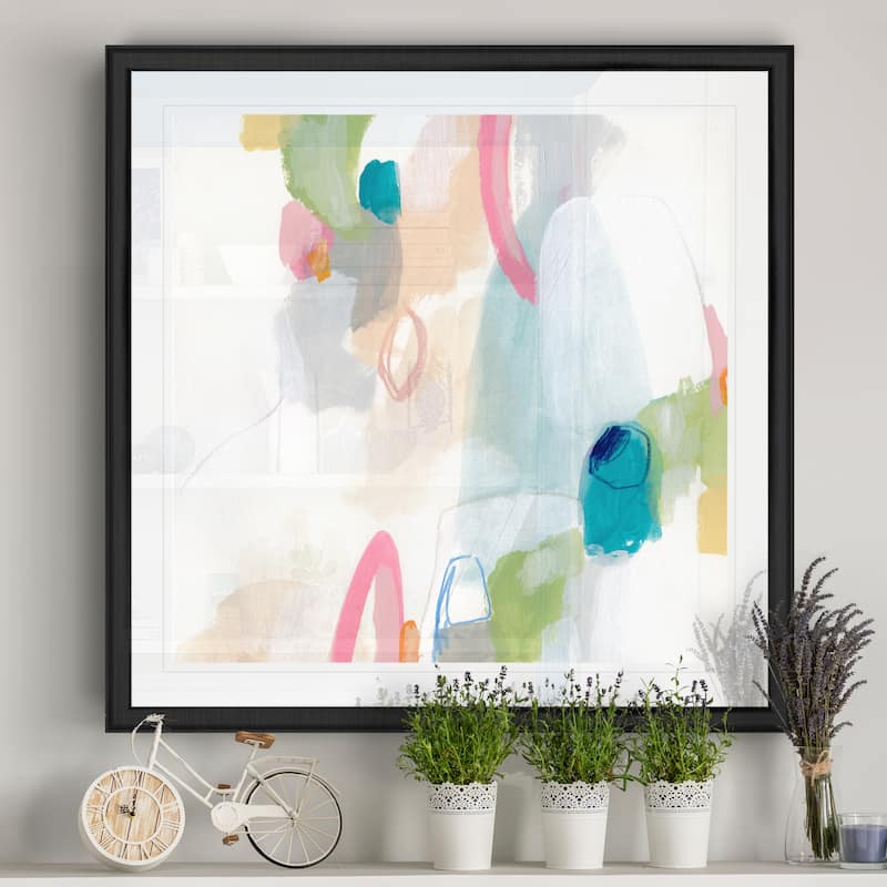 Candy Jacket I -Black Framed Print