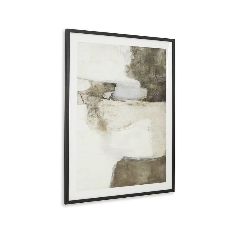 Signature Design by Ashley Aldricton Brown/White Wall Art