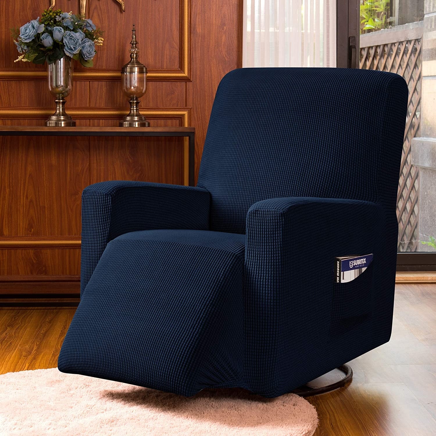 Stretch covers for swivel recliner chairs sales