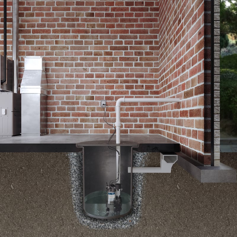 PROFLO PF92751 3/4 HP Stainless / Cast Iron Sump Pump
