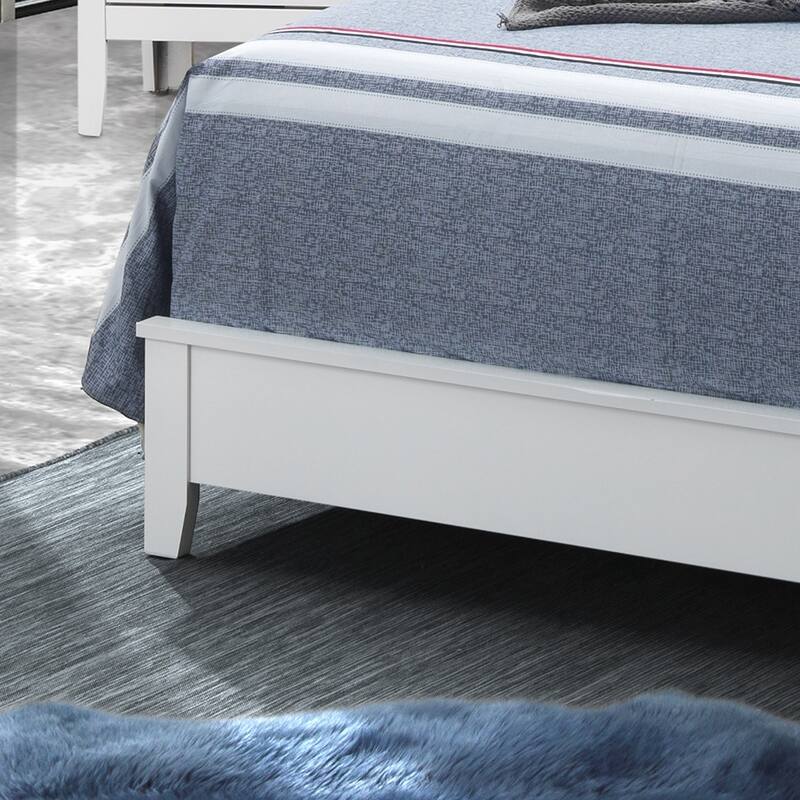 King Size MDF Platform Bed with Durable Construction and Easy Assembly