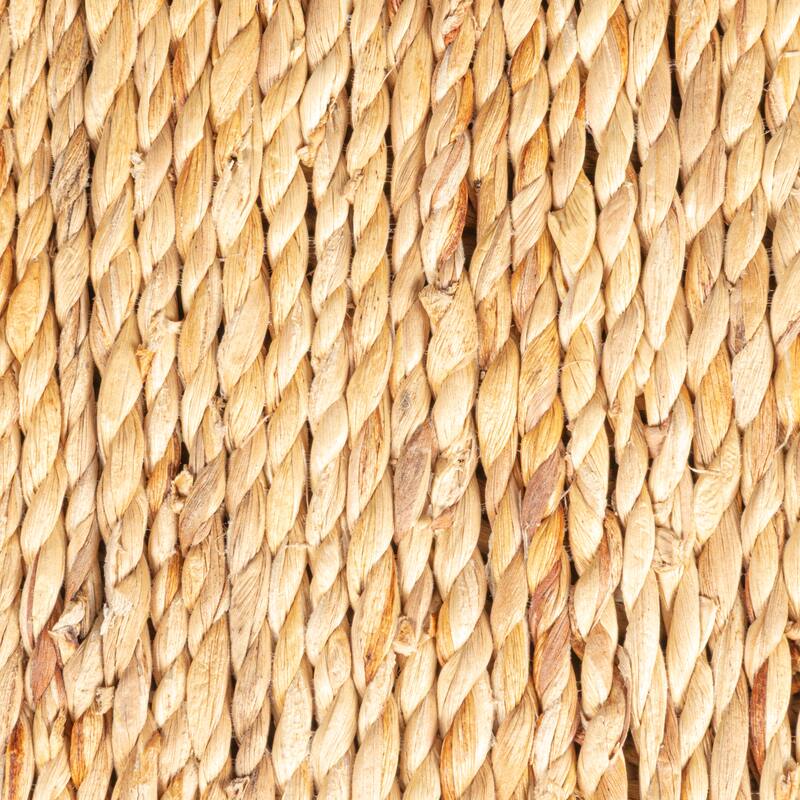 Acacia Wood and Water Hyacinth Console Table