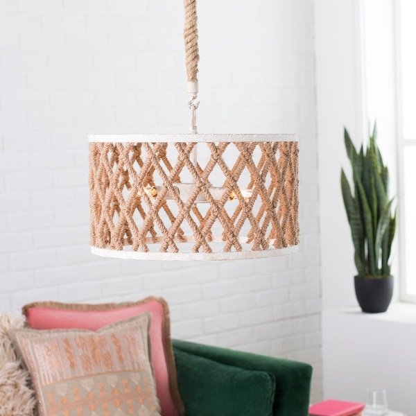 Aracely Transitional Cream Pendant Lighting Fixture. Opens flyout.