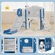 preview thumbnail 2 of 10, Toddler Slide, 8 in 1 Kids Slide, Baby Slide Toddler Playground, Indoor Outdoor Playset for Toddlers Age 1-3