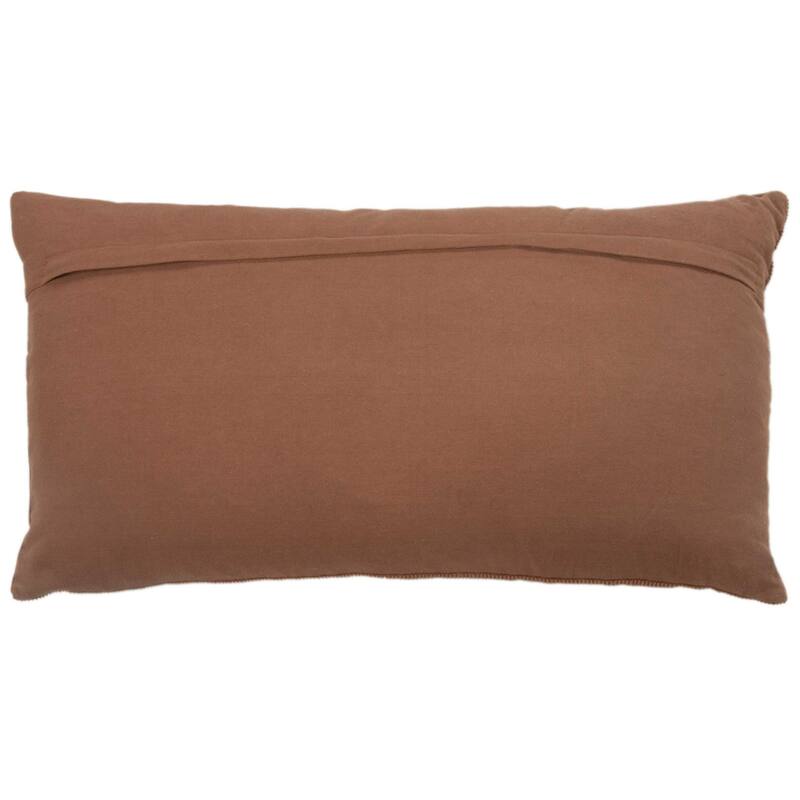 Rizzy Home Solid Modern Velvet Corduroy Throw Pillow