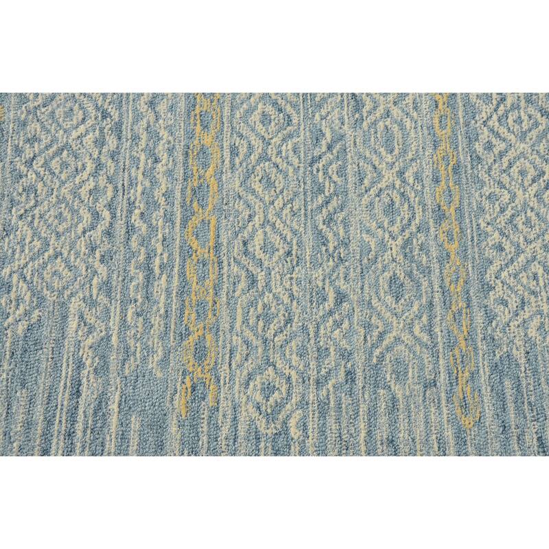 Domani Ridge Geometric Chevron Area Rug