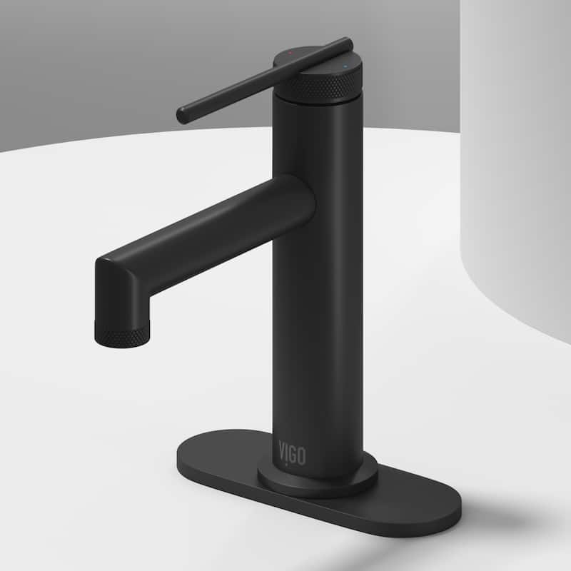 VIGO Sterling 7" H Single Handle Single Hole Bathroom Faucet