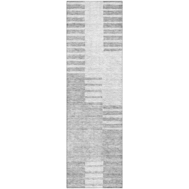 Premium Washable Super Soft Stripe Geo Mayfield Rug