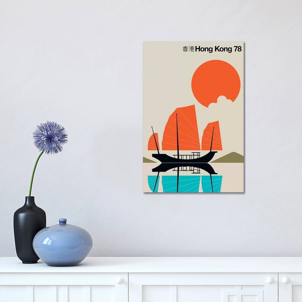 iCanvas "Hong Kong 78" by Bo Lundberg Canvas Print
