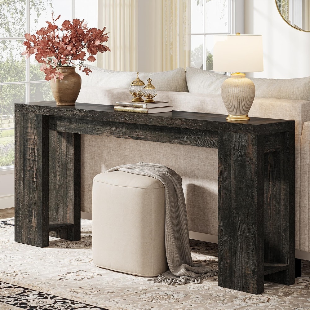 70.9 Inches Long Console Sofa Table for Living Room Entryway Hallway