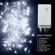 preview thumbnail 11 of 14, 9.8" × 9.8" 320 LED Fairy String Light 8 Lighting Modes for Festival Party Window Decoration