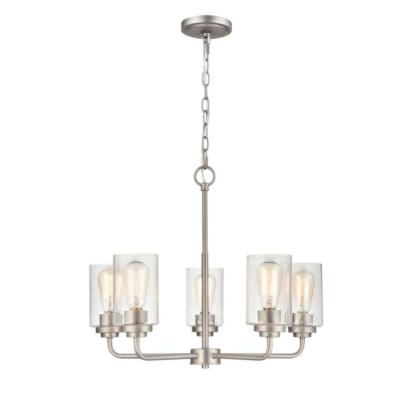 Millennium Lighting Moven 5 Light 23" Wide Chandelier with Clear Glass