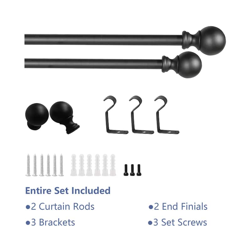 Window Single Curtain Rod