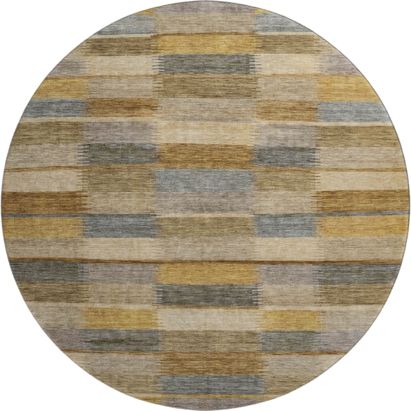 Premium Washable Super Soft Geo Stripe Mayfield Rug