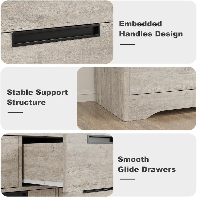 7 Drawer Dresser for Bedroom, Living Room, Nursery