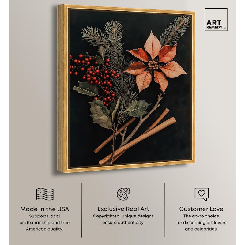 Hearth Flora Canvas by Art Remedy