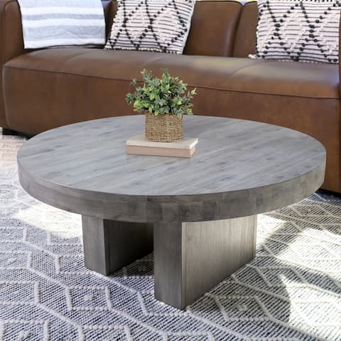 Abbyson Felix Round Coffee Table