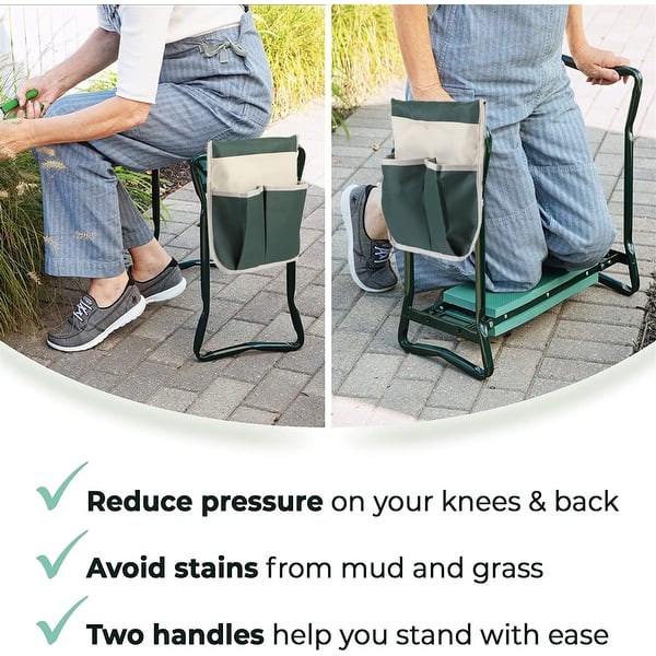 Garden Kneeling Pad Garden Kneeler And Seat Stool With Large