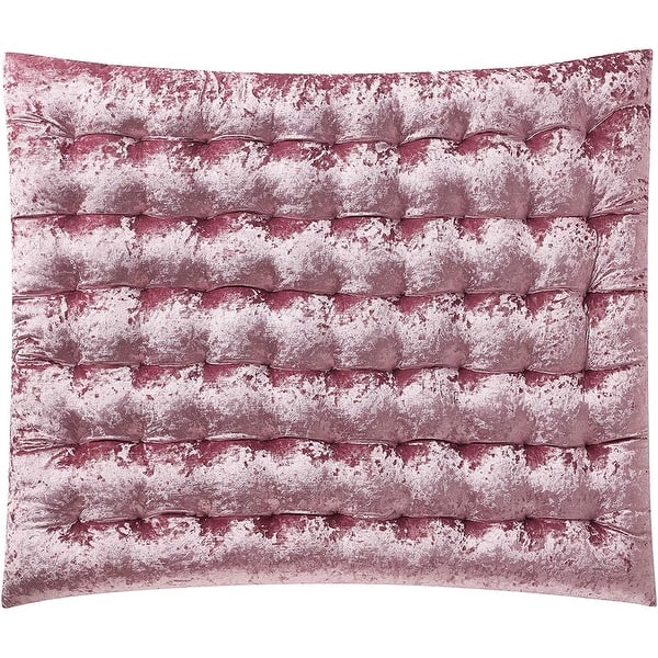 Rainha Cushion Tufted College Headboard Velvet Crush On Sale Bed
