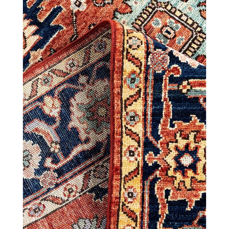 Serapi, One-of-a-Kind Hand-Knotted Area Rug - 4' 0" x 5' 11"