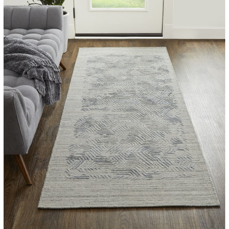 Soju Abstract Modern Woven Durable Area Rug By HomeRoots - 8' Runner