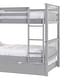 preview thumbnail 9 of 17, Walker Edison Solid Wood Mission Twin Size Bunk Bed with Trundle