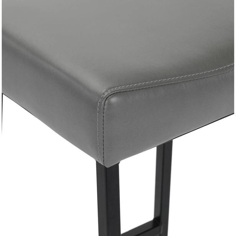 Amber 26" Counter Stool Smokey Grey (Set of 2) - Seat Height 26"