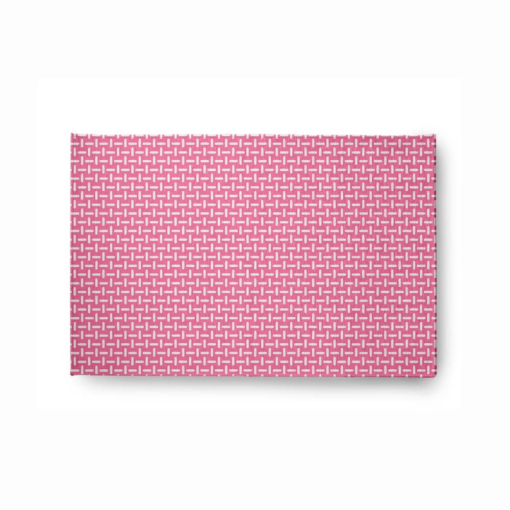 Woven Stitch Soft Chenille Rug