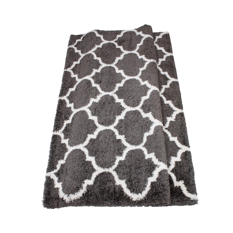 Noori Rug Lux Ava Trellis 2-Inch Shag Rug