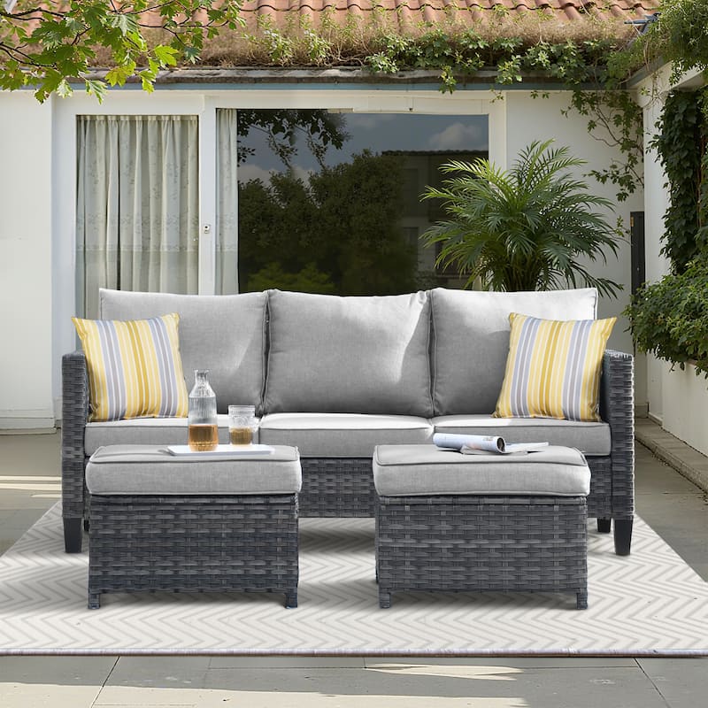 XIZZI Outdoor Seat Back Cushion Set Plush Comfort for Patio Furniture