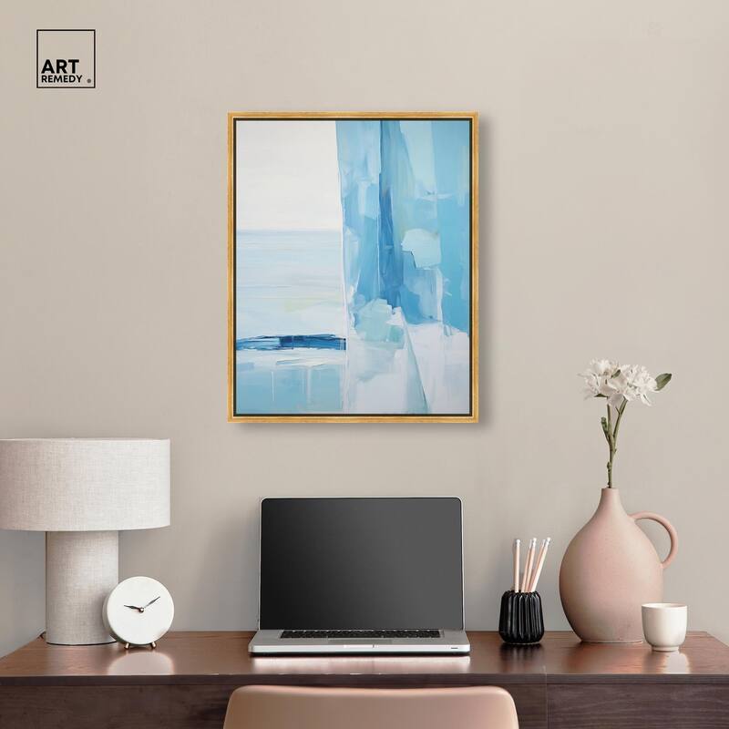 Seraphic Blues I Canvas by Art Remedy