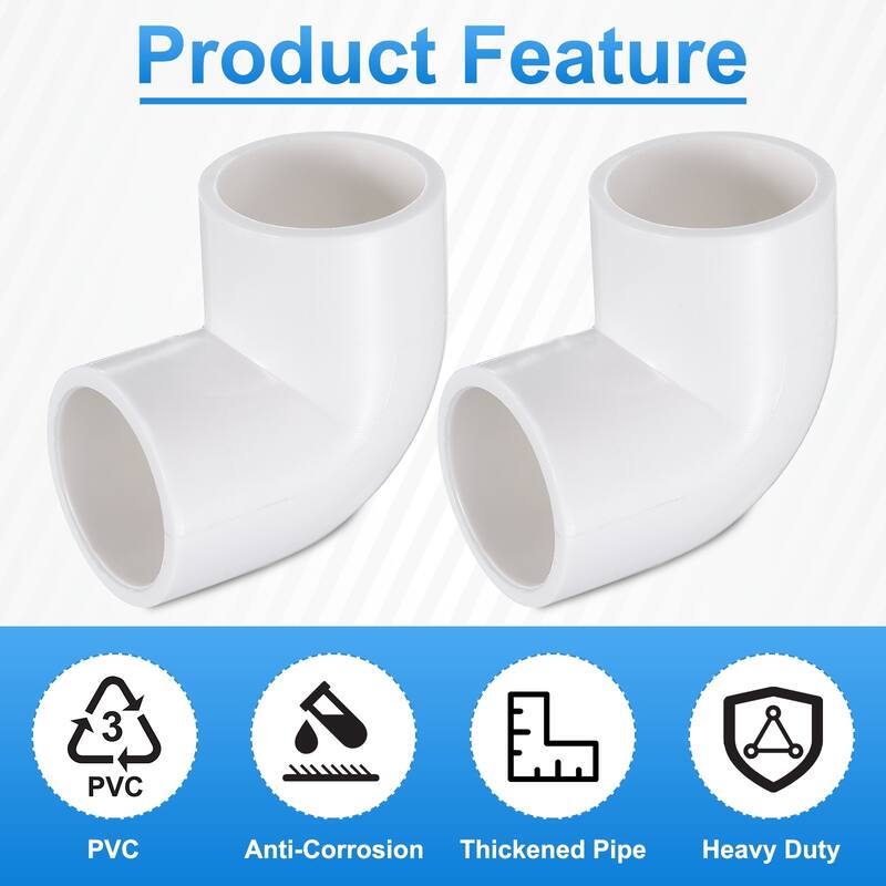 4pcs 90 Degree Elbow Pipe Fittings 1 4/7" 2 Way Furniture Grade Connectors