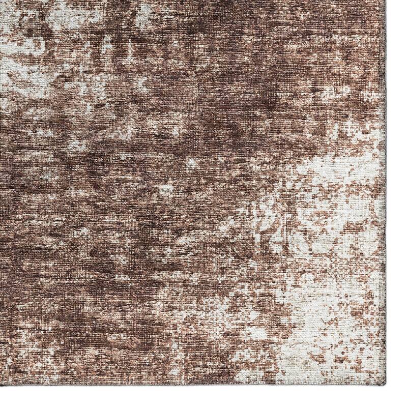 Indoor/Outdoor Rylee Modern Bordered Washable Rug