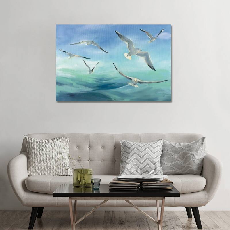 iCanvas "Sea Flight" by Julia Purinton Canvas Print - 32x48x1.5