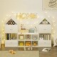 preview thumbnail 5 of 14, Versatile Children's Bookshelf with House-Shaped Design,Multi-Functional Storage,Adjustable Placement,Kids Organizer,Safe