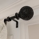 preview thumbnail 1 of 25, Acroma Black Adjustable Curtain Rod with Final Set 28-48 inches